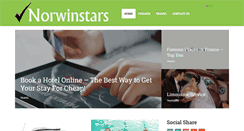 Desktop Screenshot of norwinstars.com