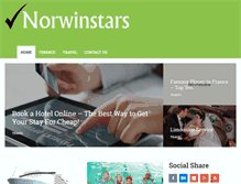 Tablet Screenshot of norwinstars.com